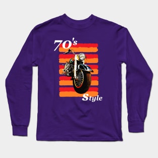 Seventies Style Long Sleeve T-Shirt